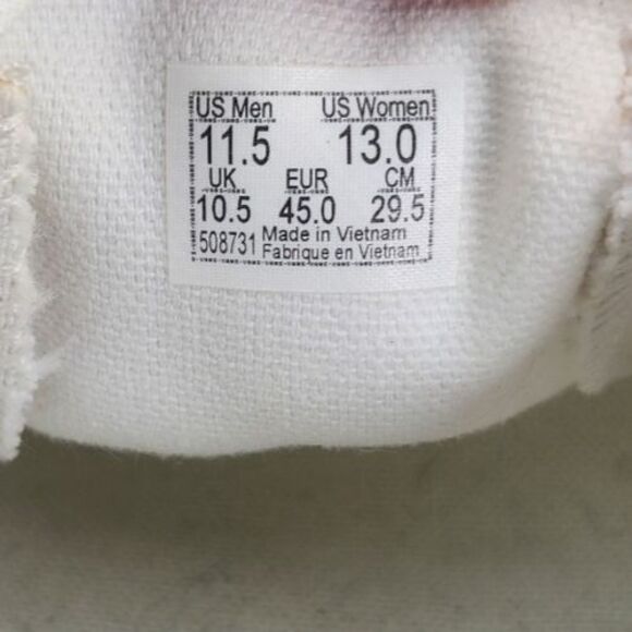 Vans Classic Slip-On Mens Size 11.5 True White Canvas Chic Skater Loafers Shoes main image 6